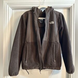 The North Face Dark Brown Hooded Denali Jacket